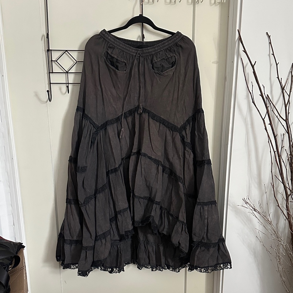 Gringo Tiered Maxi Skirt M